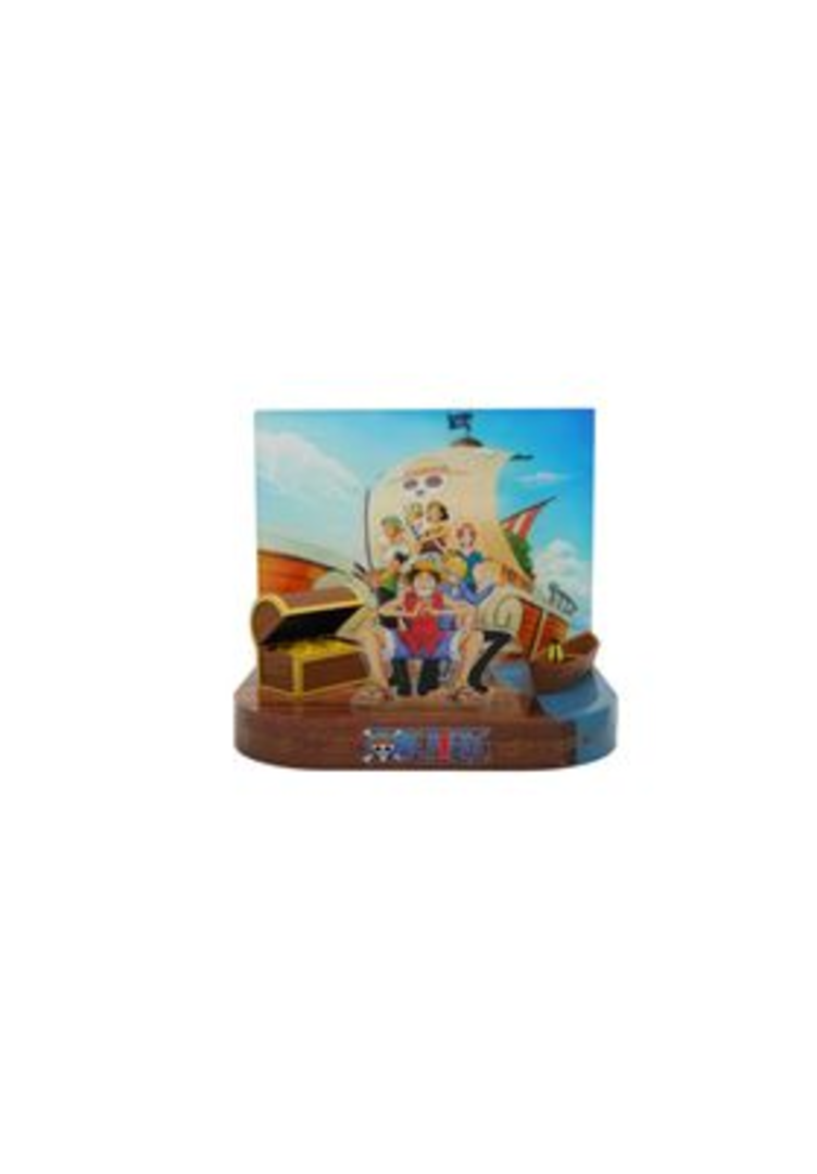 Tripulación sombrero de paja diorama con luz 20 cm one piece