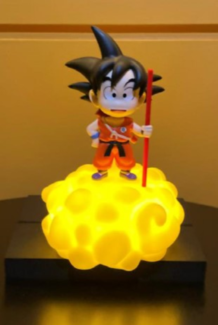 Goku en la nube fig. luminosa 16 cm dragon ball