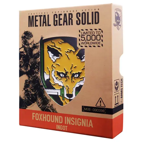 Comprar Metal Gear Solid Foxhound Insignia Edición Limitada Lingote Limitada