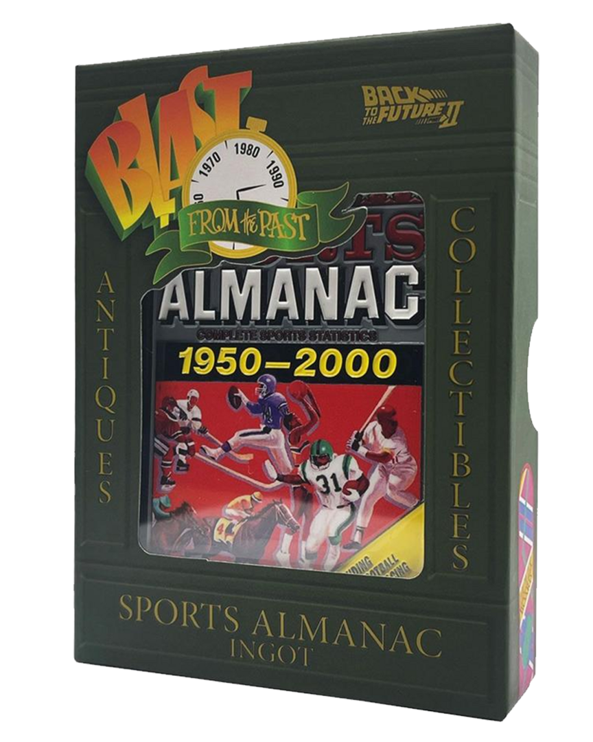 Lingote almanaque deportivo regreso al futuro fanattik edición limitada