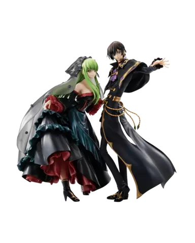 Pack 2 Figuras L.L. & C.C. Code Geass: Lelouch of the Rebellion Precious G.E.M. 20th Anniversary Megahouse 25cm