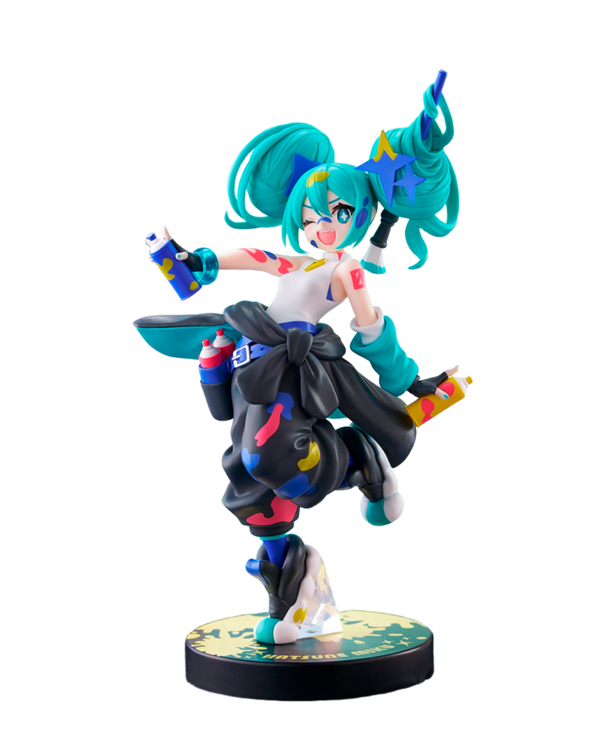 Figura miku paint girl hatsune miku another color ver. furyu