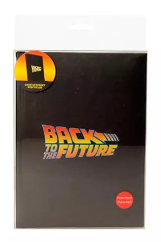 Comprar Back To The Future Logo Libreta Con Luz Regreso Al Futuro Estándar