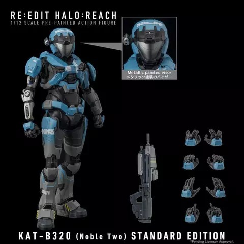 Reservar Figura Kat-B320 Noble Four Halo: Reach 1/12 1000 Toys Figuras Estándar