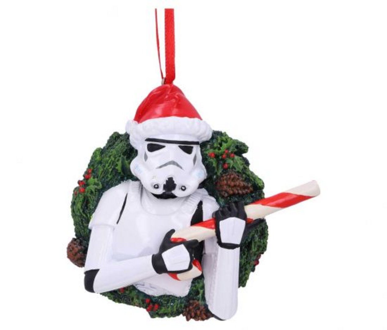 Stormtrooper wreath hanging ornament