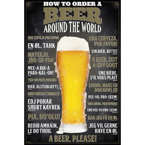 Comprar Poster How To Order A Beer 