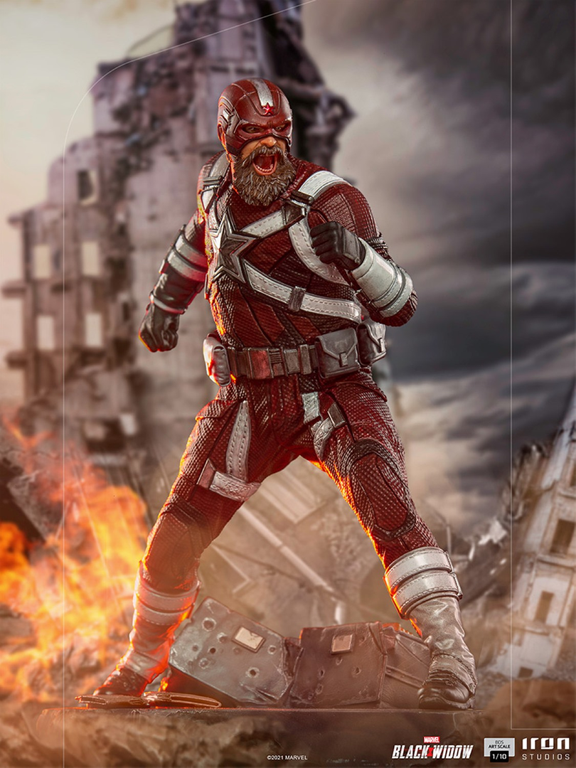 Figura Art Scale Marvel Viuda Negra Guardian Rojo