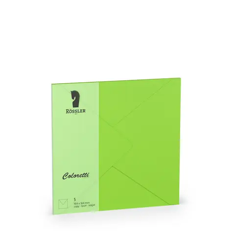 Comprar Sobre Cuadrado Grande Coloretti 5 Unidades Verde Lima 