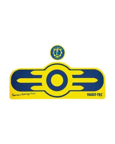 Set Alfombrilla XL Vault-Tec Fallout Fanattik
