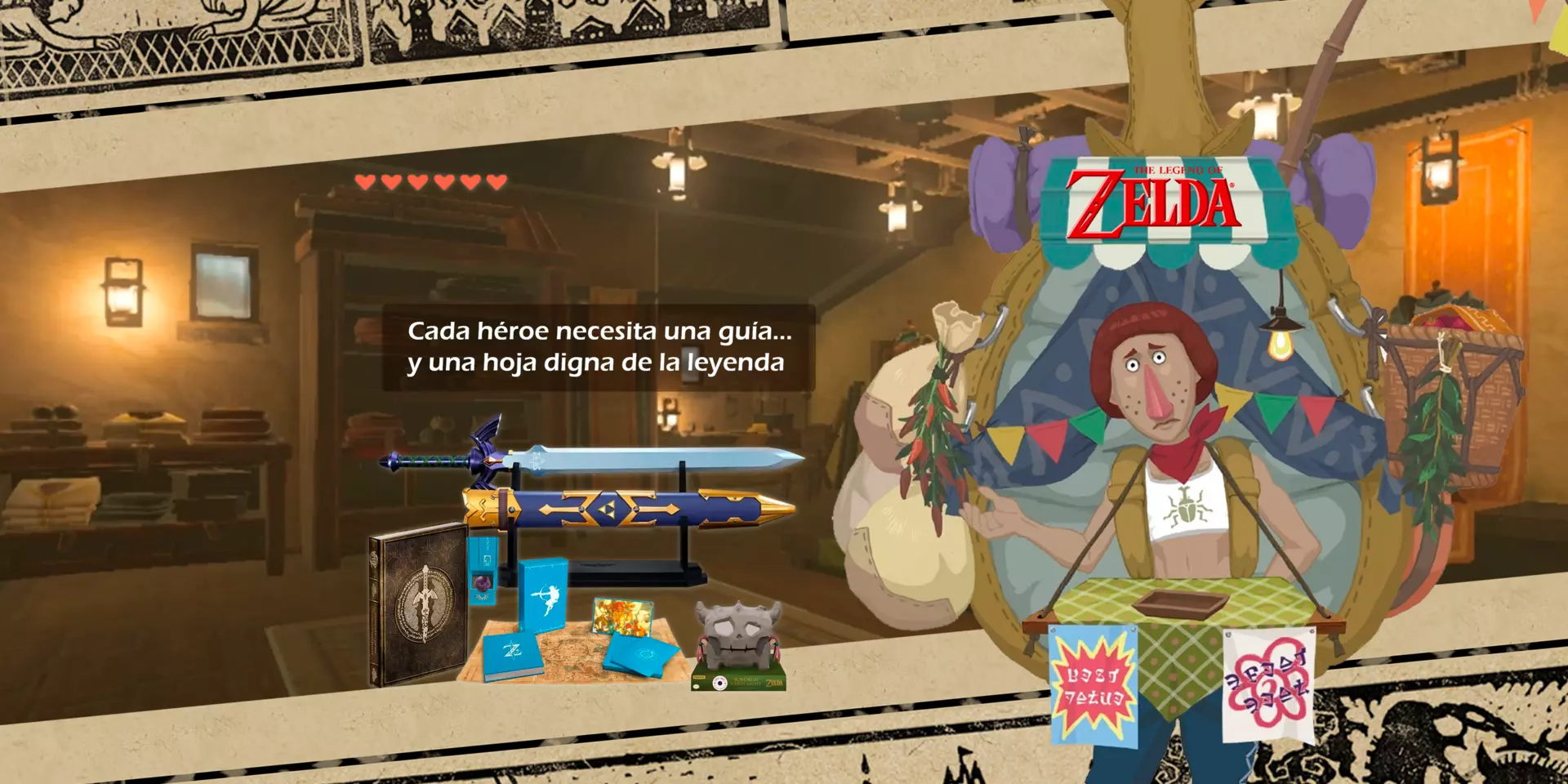 Cada héroe necesita una guía… y una hoja digna de la leyenda