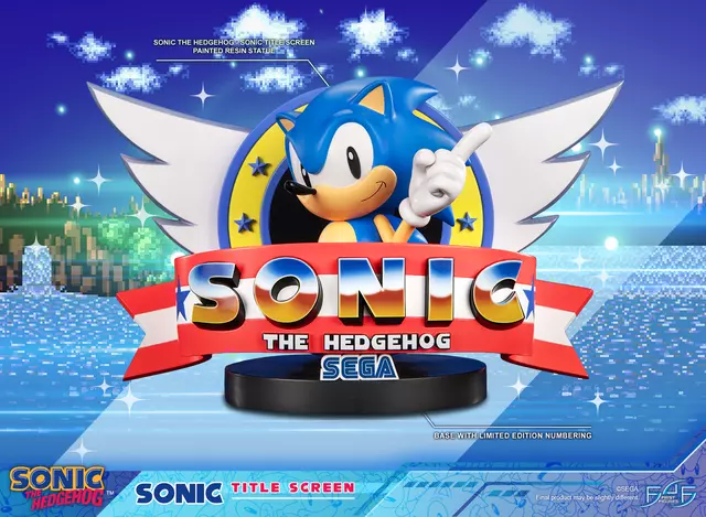 Reservar Figura Resina Sonic Sonic The Hedgehog Tittle Screen First 4 Figures 21cm Figuras