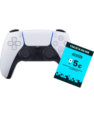 Mando DualSense White + Tarjeta Regalo xtralife 5€