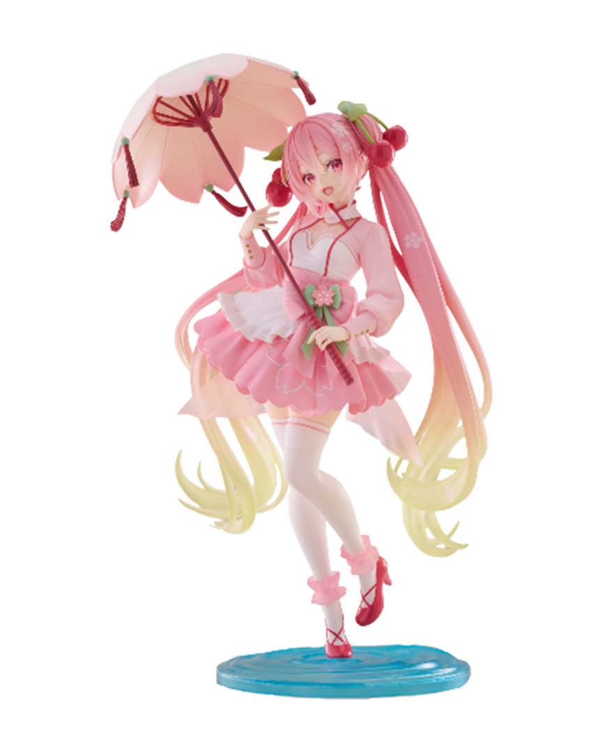 Figura Newley Written Sakura Miku Sakura Dress Ver. Hatsune Miku Taito Vocaloid