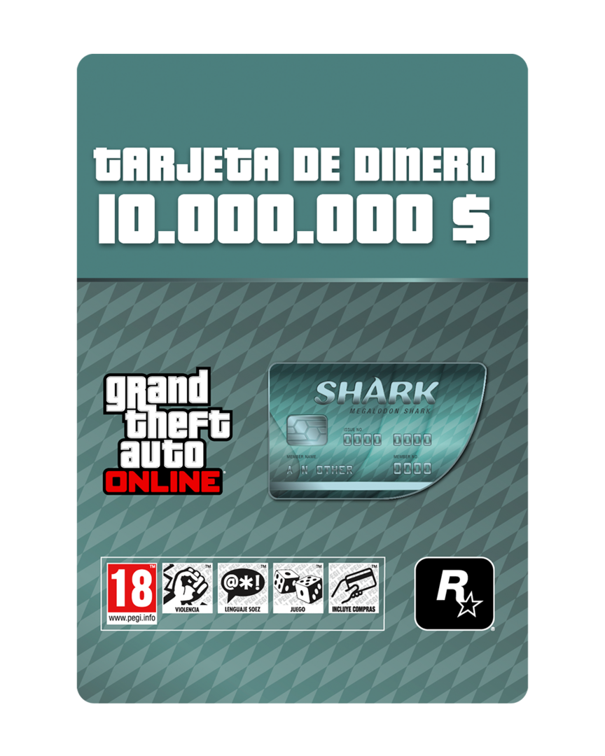 GTA Megalodon Shark Cash Card - $10.000.000