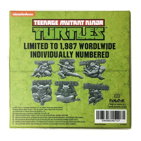 Comprar Set 6 Pins Tortugas Ninja Edicion Limitada Fanattik Limitada