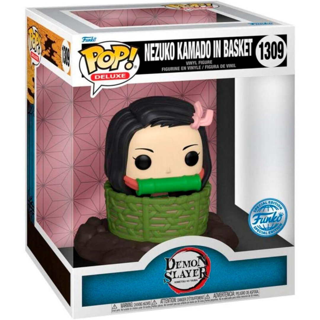 Figura pop deluxe demon slayer kimetsu no yaiba nezuko kamado in basket exclusive