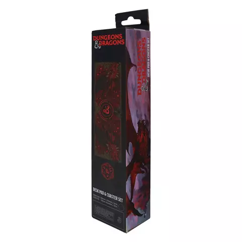 Comprar Dungeons & Dragons Alfombrilla Escritorio & Set de Posavasos Fanattik Limitada