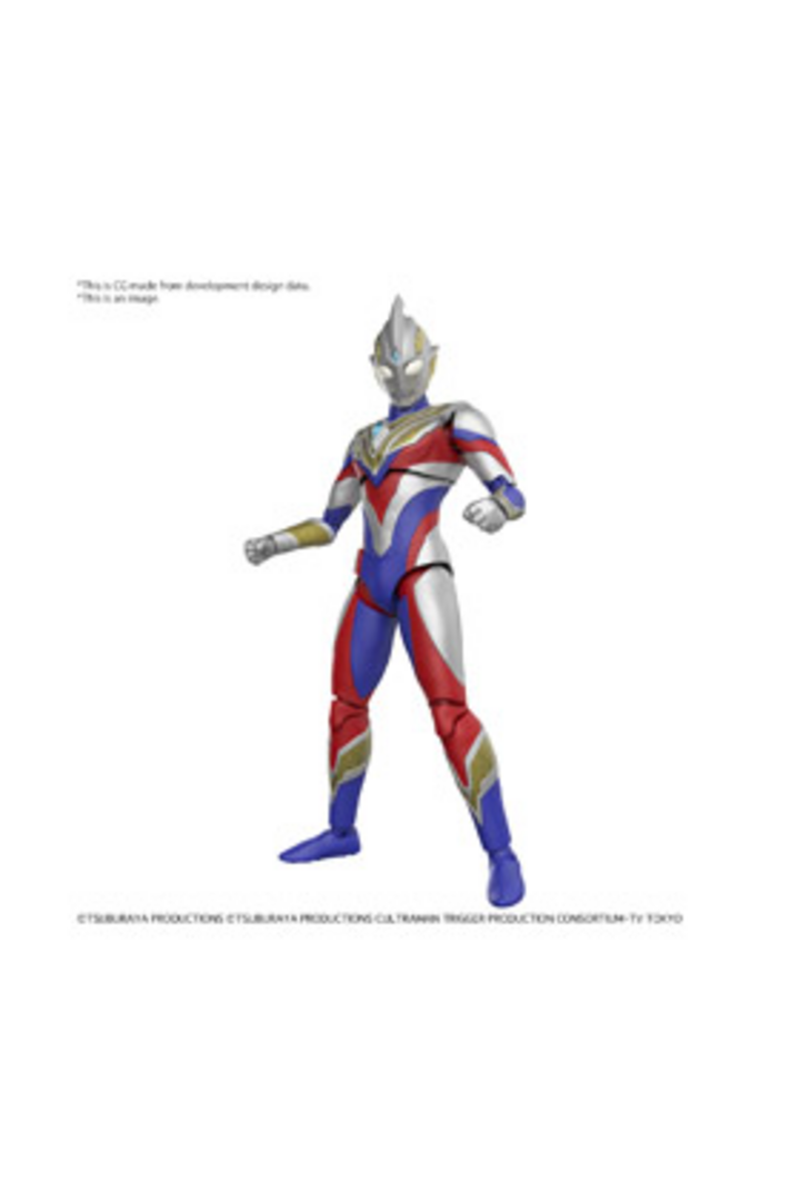 Ultraman trigger multi type ver fig 12,5 cm new generation tiga figure rise standardlastic