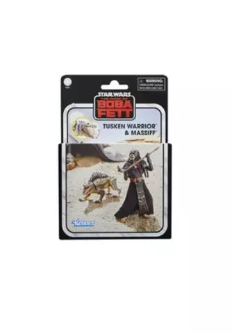 Comprar Tusken Warrior & Massiff Set 2 Fig. 9.5 cm The Book Of Boba Fett Star Wars The Vintage Collection Figuras