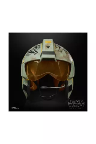 Comprar Casco Electronico Star Wars The Mandalorian Trapper Wolf Serie Black Réplicas Estándar