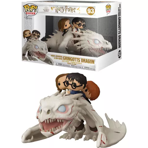 Comprar Figura POP Gringotts Dragon con Harry, Ron y Hermione Harry Potter Figuras Estándar