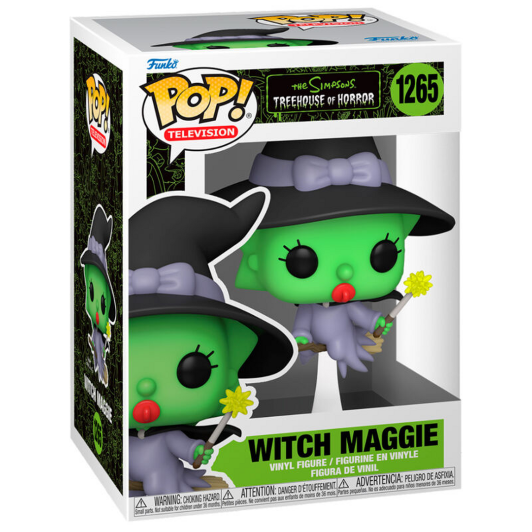 Funko Pop! TV: Simpsons S9- Witch Maggie Simpson - The Simpsons - Figura de Vinilo Coleccionable - Idea de Regalo- Mercancia Oficial - Juguetes para Niños y Adultos - TV Fans