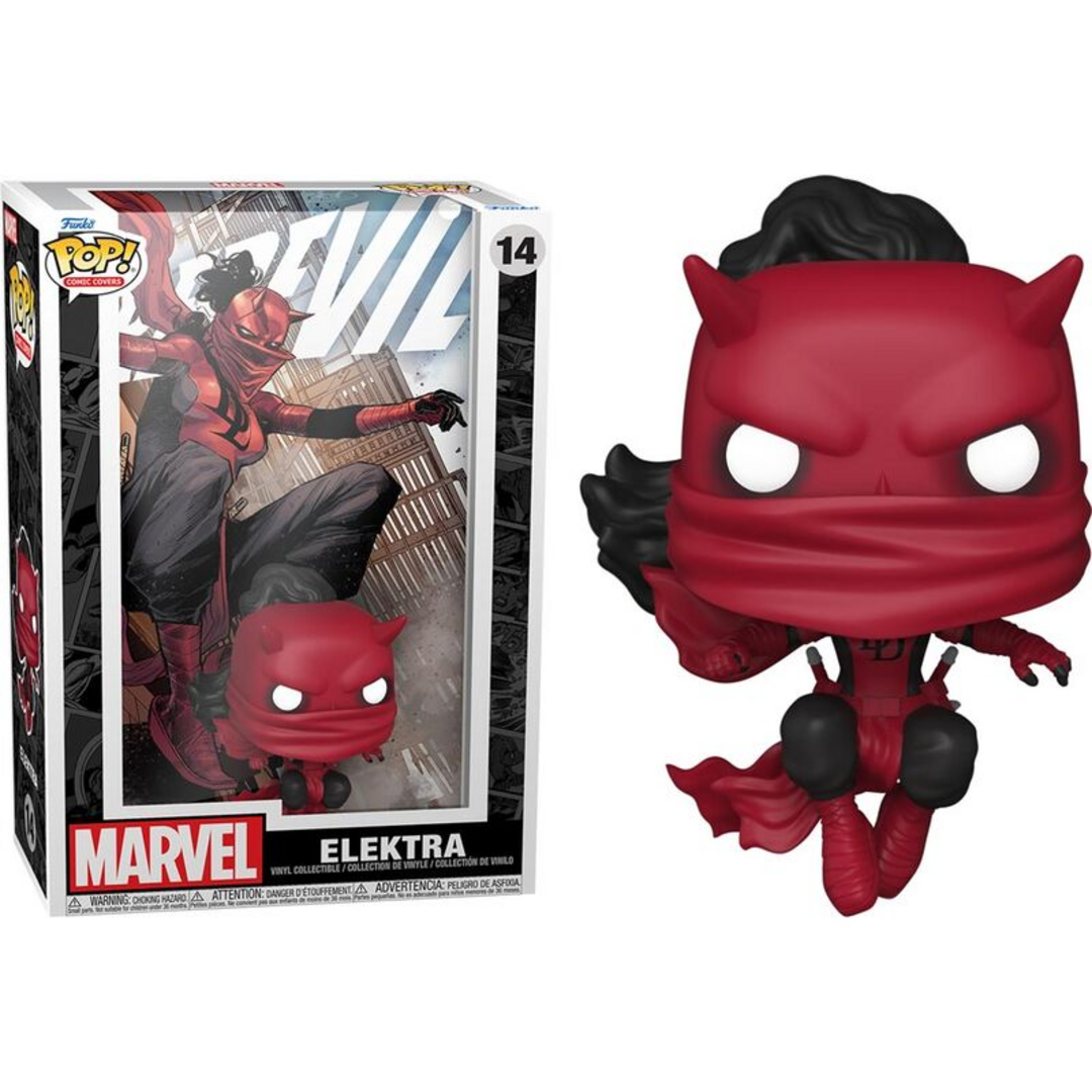 Figura pop comic cover marvel daredevil elektra