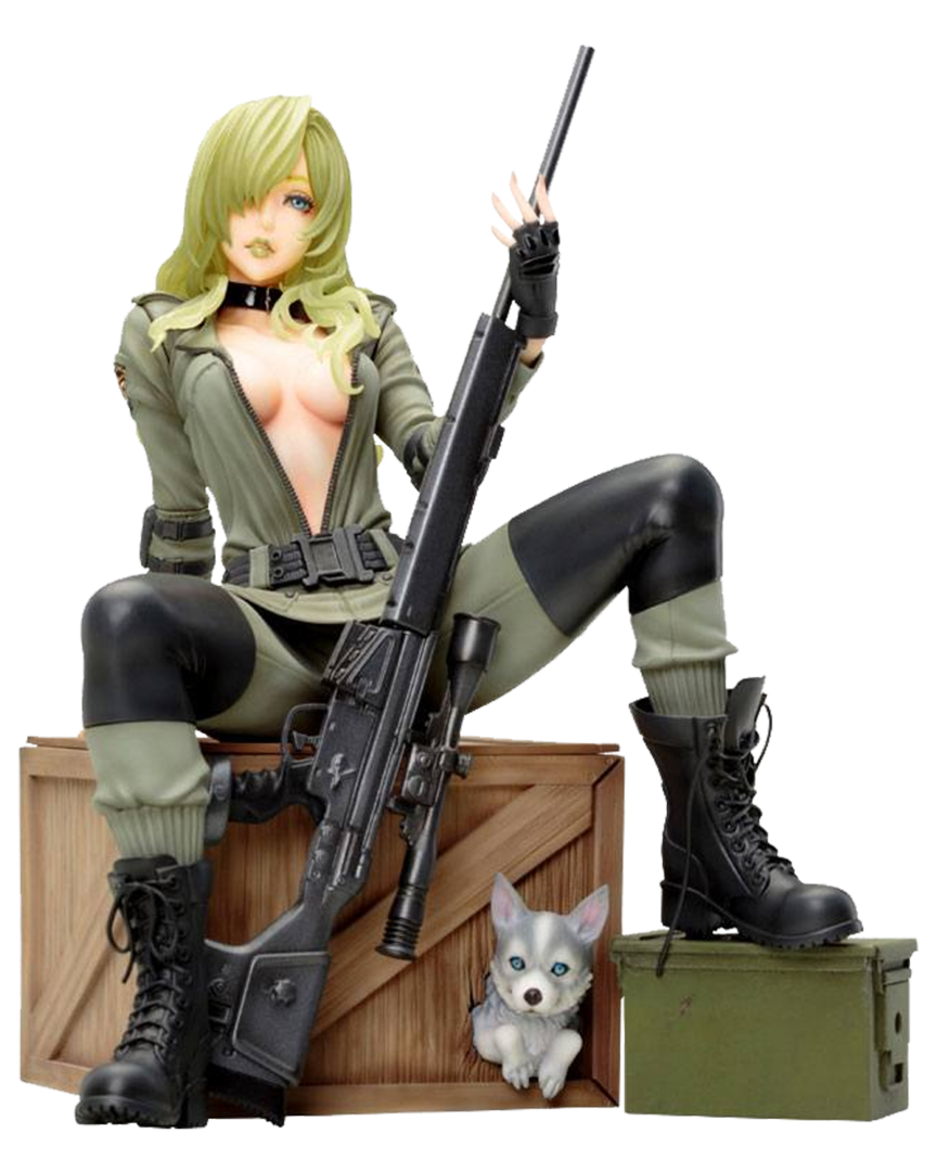 Figura metal gear solid sniper wolf bishoujo 19cm