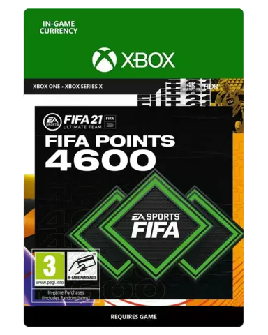 Comprar FIFA 21 Ultimate Team 4600 FIFA Points Xbox Live Xbox One