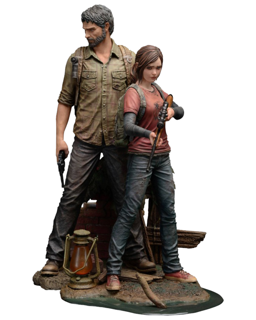 Figura joel y ellie the last of us 22 cm