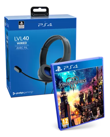 Comprar Auricular LVL 40 PDP Gaming + Kingdom Hearts III PS4 Pack accesorio