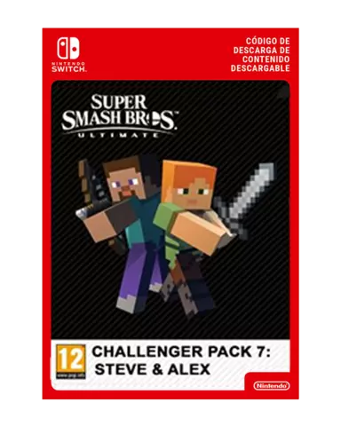 Comprar Super Smash Bros Ultimate - Pack del Aspirante 7: Steve & Alex Nintendo eShop Switch