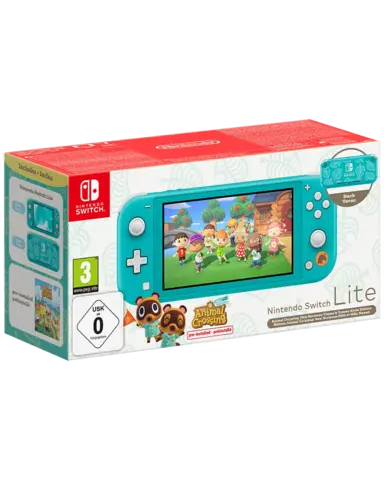 Comprar Nintendo Switch Lite Turquesa + Animal Crossing New Horizons Edición Especial Switch Lite Turquesa