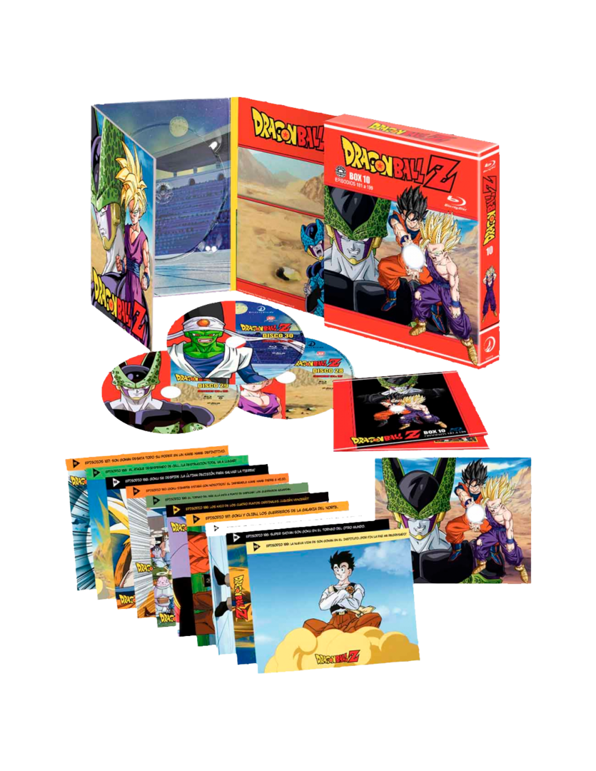 Dragon ball z box 10 episodios 181 a 199 (19 episodios) edición blu-ray