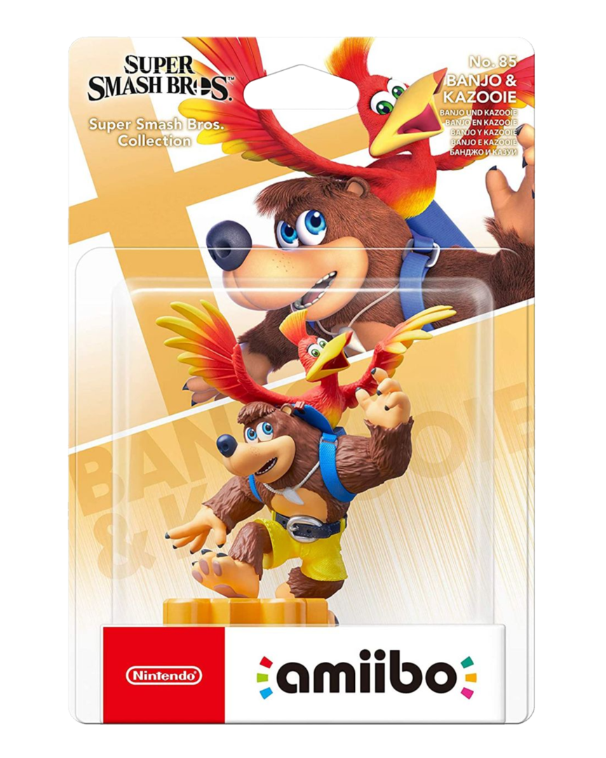 Figura Amiibo Banjo & Kazooie (Serie Super Smash Bros)