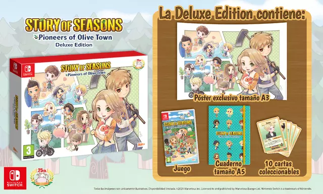 Comprar Story of Seasons: Pioneers of Olive Town Edición Deluxe Switch Deluxe