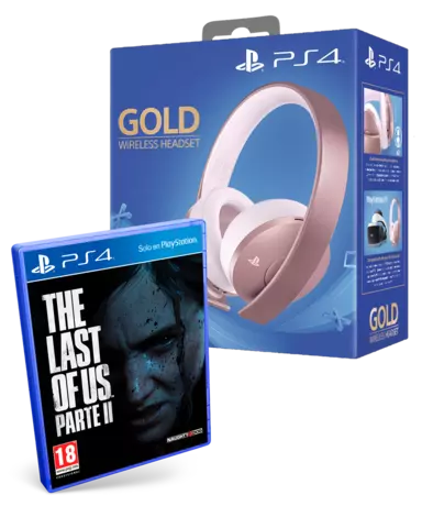 Auriculares Sony Gold 7.1 Surround Edición Rose Gold + Last of Us II PS4 Auriculares | xtralife