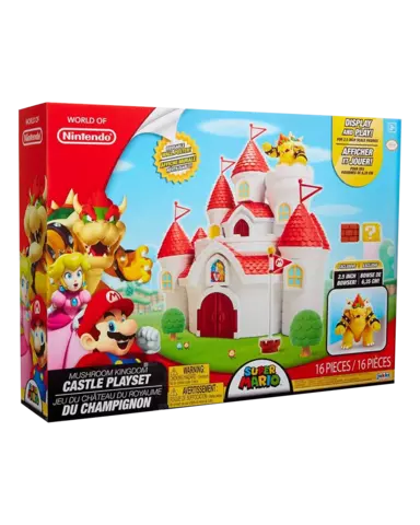 Comprar Playset Castillo del Reino Champiñon Super Mario Figuras