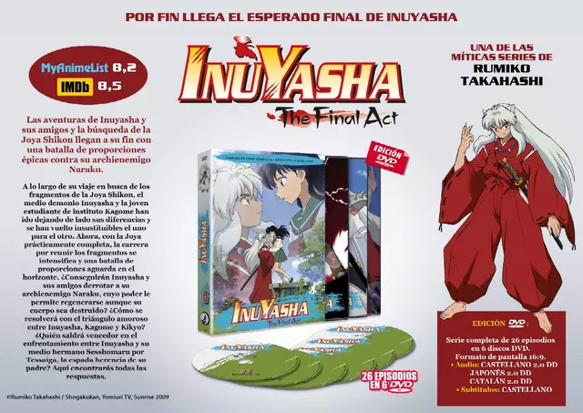 Comprar Inuyasha The Final Act DVD Estándar DVD