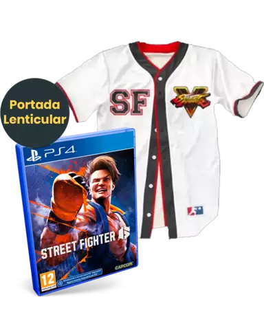 Comprar Street Fighter 6 Edición Lenticular + Camiseta Blanca Street Fighter V Talla S - PS4, Pack Camiseta Blanca Talla S