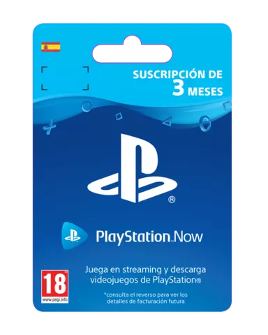 Comprar PS Now 3 Meses Suscripción Tarjeta Prepago Playstation Network PS4