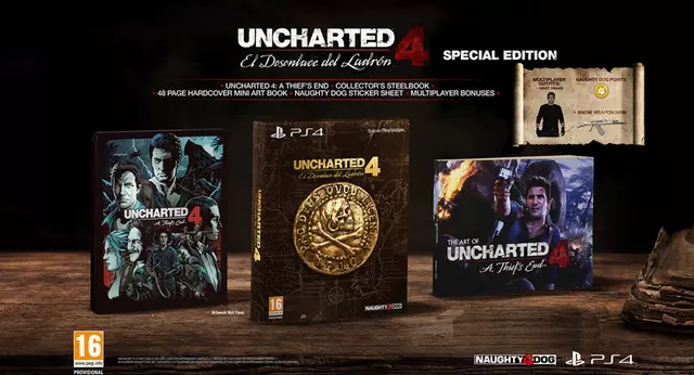 Comprar Uncharted 4: El Desenlace del Ladrón Edición Especial PS4 Limitada