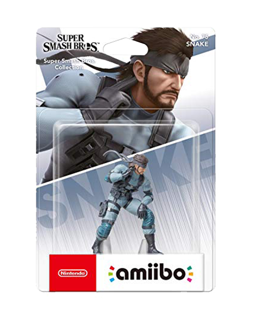 Figura Amiibo Solid Snake (Serie SSB)
