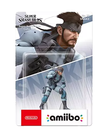 Figura Amiibo Solid Snake (Serie Super Smash Bros.)