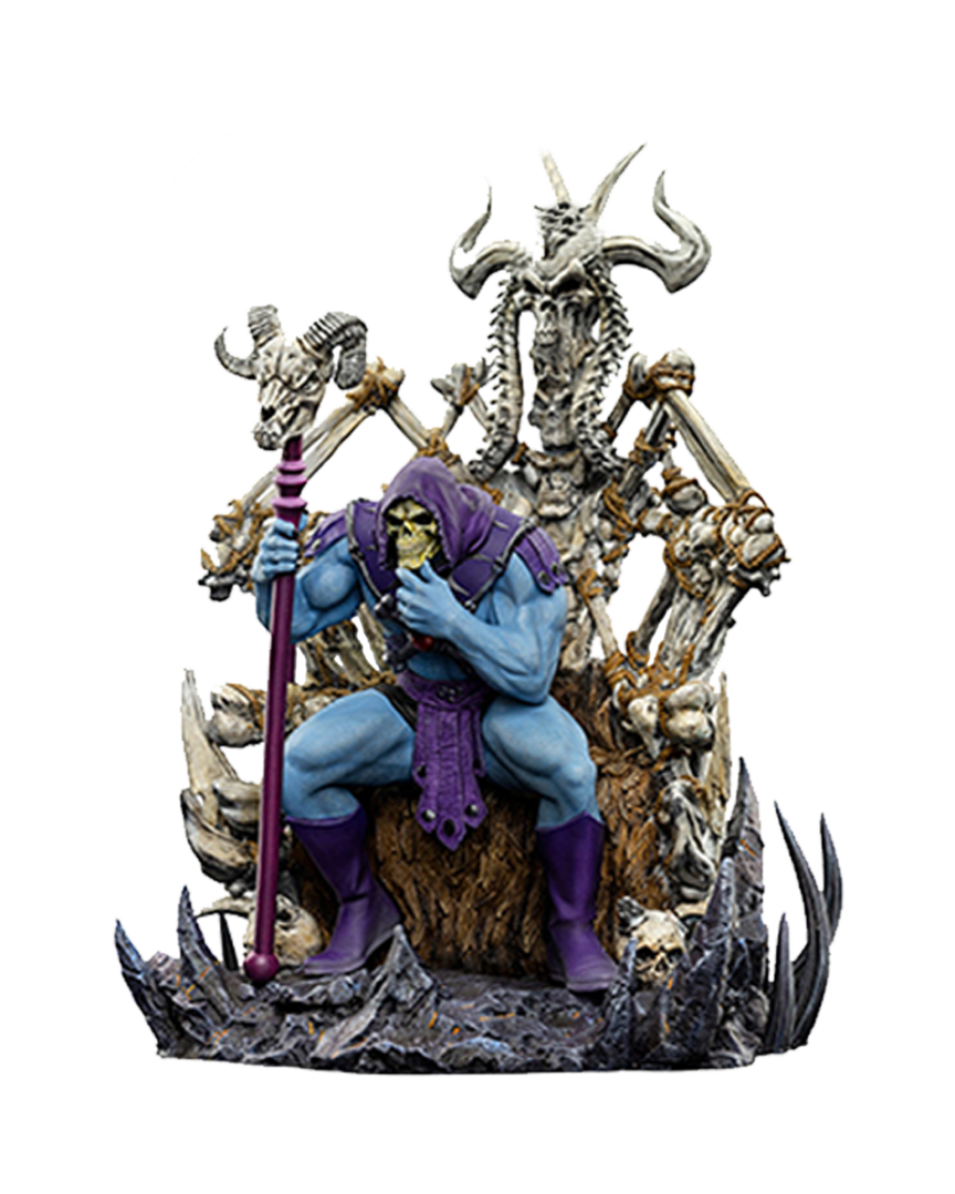 Figura skeletor en trono masters del universo 29 cm