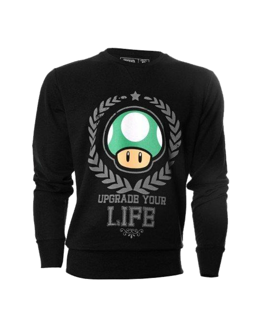 Jersey nintendo mushroom black m
