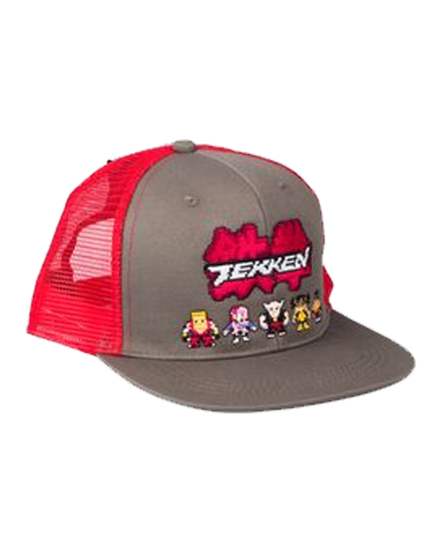 Gorra gris roja tekken
