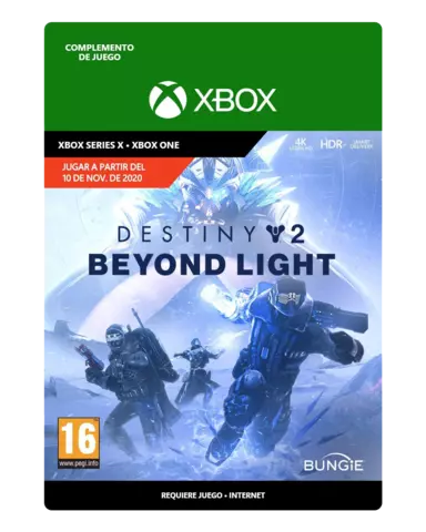 Comprar Destiny 2: Más Allá de la Luz Xbox Live Xbox One