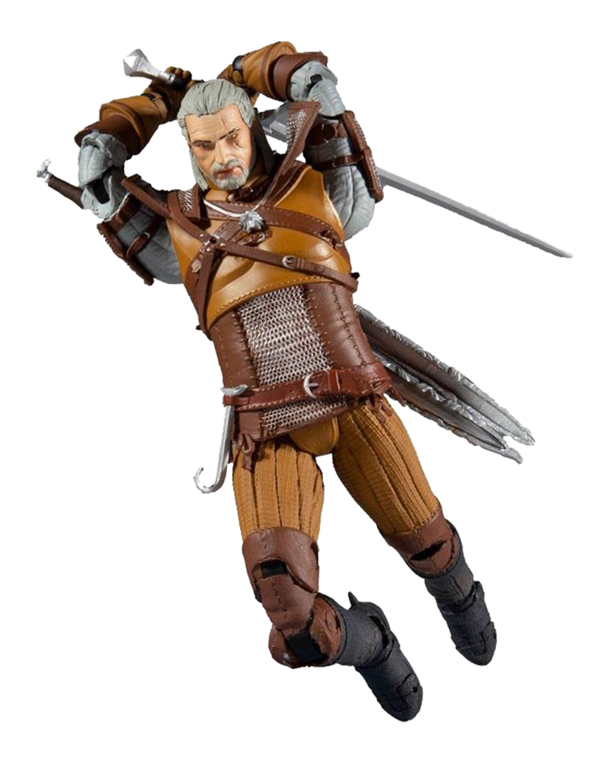 Figura geralt de rivia the witcher iii: wild hunt edición gold label 18 cm