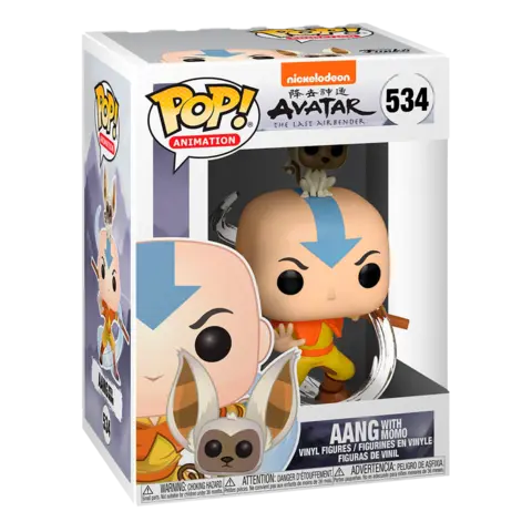 Comprar  Figura POP! Aang con Momo Avatar: The Last Airbender 9 cm Figuras de Videojuegos